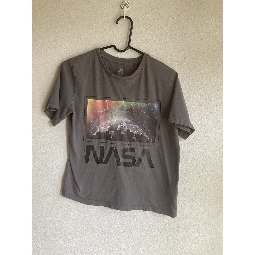 NASA Kids‎ Gray Short Sleeve T-shirt Large